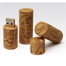 Custom made kurk USB stick - Topgiving